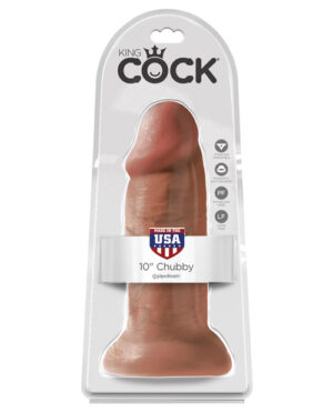 King Cock 10″ Chubby – Tan Dildos & Dongs | Buy Online at Pleasure Cartel Online Sex Toy Store