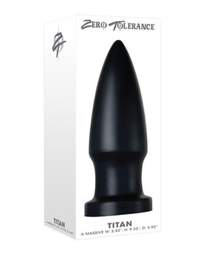 Zero Tolerance Titan – Black Anal Sex Toys | Buy Online at Pleasure Cartel Online Sex Toy Store