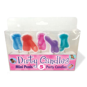 Mini-Penis Dirty Candle Set - Set of 5