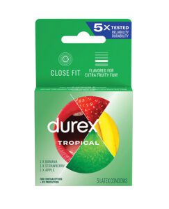 Durex Tropical Flavors - Box of 3