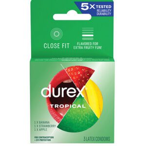 Durex Tropical Flavors - Box of 3