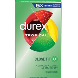 Durex Tropical Color & Scents Condoms - Box of 12