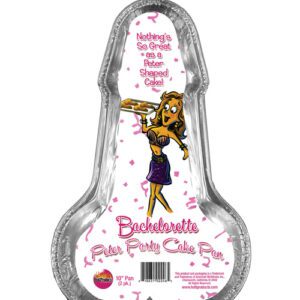 Bachelorette Disposable Peter Party Cake Pan Medium - Pack of 2