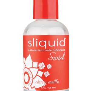 Sliquid Naturals Swirl Lubricant - 4.2 oz Cherry Vanilla