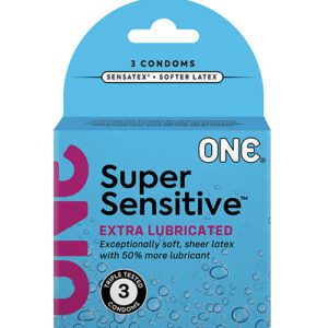One Super Sensitive Condoms - Box of 3