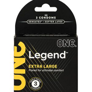 One The Legend XL Condoms - Box of 3