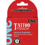 One Tattoo Touch Condoms - Pack of 3