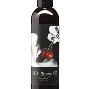 Earthly Body Edible Massage Oil - 8 oz Cherry