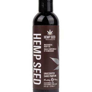 Earthly Body Edible Massage Oil - 8 oz Pineapple