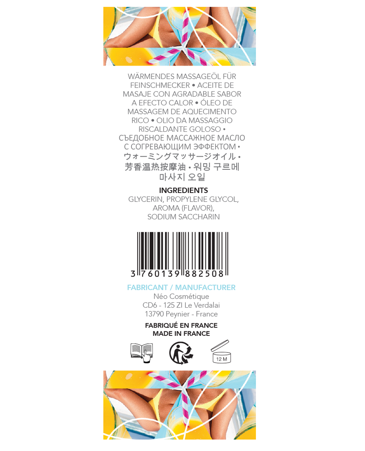 EXSENS of Paris Warming Massage Oil - 50 ml Sex on the Beach - Image 3