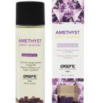EXSENS of Paris Organic Massage Oil w/Stones - Amethyst Sweet Almond