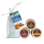 Earthly Body Massage Candle Trio Gift Bag - 2 oz Skinny Dip