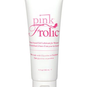 Pink Frolic Gel Lubricant - 3.3 oz Flip Top Tube
