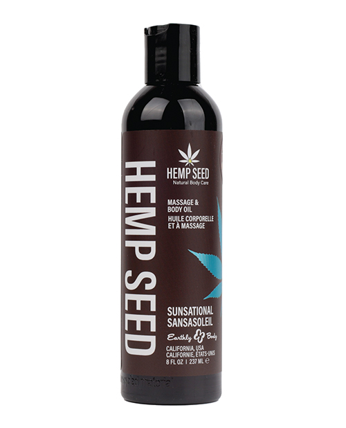 Earthly Body Massage & Body Oil - 8 oz Sunsational