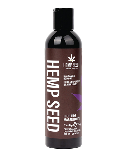 Earthly Body Massage & Body Oil - 8 oz High Tide