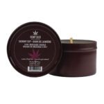 Earthly Body Suntouched Hemp Candle - 6 oz Round Tin Skinny Dip