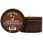 Earthly Body Suntouched Hemp Candle - 6 oz Round Tin High Tide