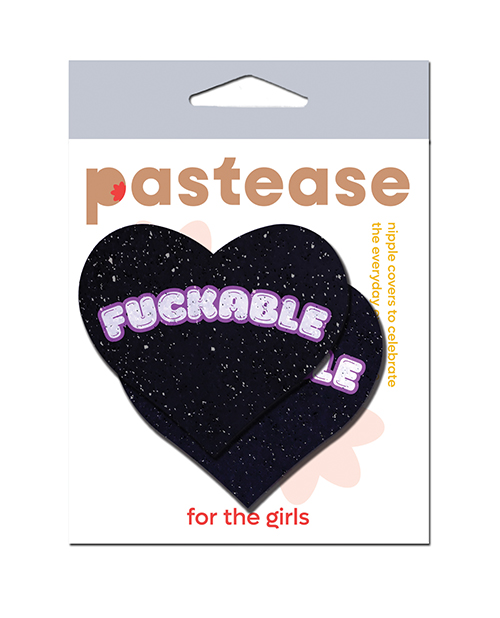 Pastease F*CKABLE Heart - Black/Pink O/S