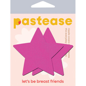 Pastease Basic Star Black Light Reactive - Neon Pink O/S