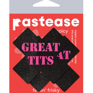 Pastease Great Tits Cross - Black/Pink O/S