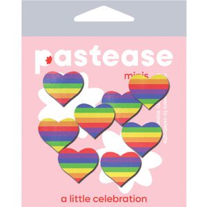 Pastease Mini Rainbow Heart - Pack of 8 O/S