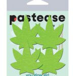 Pastease Petites Leaf - Glow in the Dark Green O/S Pack of 2 Pair
