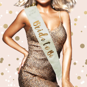 Bride to Be Sash - Rose Gold