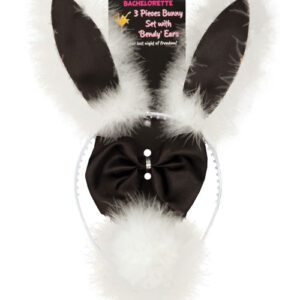 Bachelorette 3 pc Bunny Set w/Bendy Ears