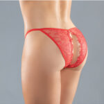 Adore Lace Enchanted Belle Panty Red O/S