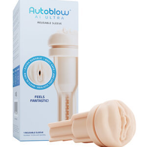 Autoblow AI Ultra Vagina Sleeve - Beige