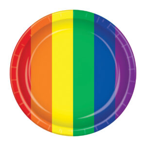 Pride Plates - Rainbow Pack of 8