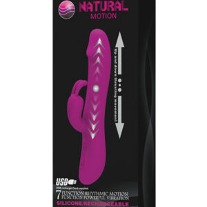 Pretty Love Natural Motion Thrusting Rabbit 7 Functions - Fuchsia