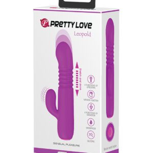 Pretty Love Leopold Mini Thruster Vibe - Fuchsia