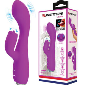 Pretty Love Gloria Licking Rabbit - Fuchsia