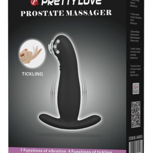 Pretty Love Eudora Vibrating Prostate Massager 7 Functions - Black
