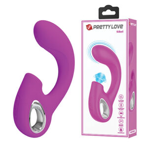 Pretty Love Sibel Tapping Rabbit G Vibrator - Fuchsia