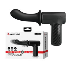 Pretty Love DJ Doctor Thrusting Gun Massager - Black