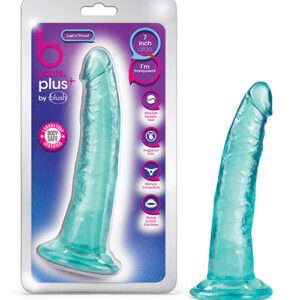 Blush B Yours Plus 7" Lust n' Thrust Dildo - Teal