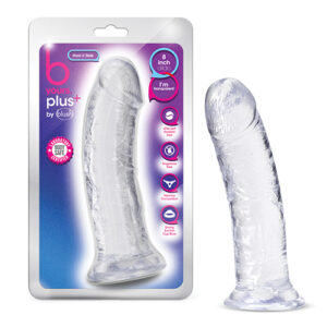 Blush B Yours Plus 8" Roar n Ride Dildo - Clear