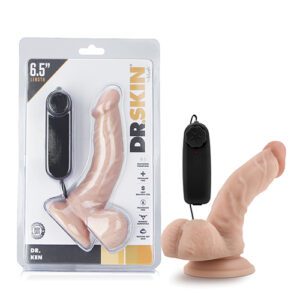 Blush Dr. Skin Dr. Ken 6.5" Cock w/Suction Cup - Vanilla