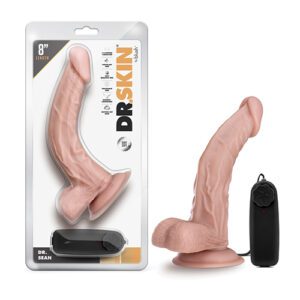 Blush Dr. Skin Dr. Sean 8" Cock w/Suction Cup - Vanilla