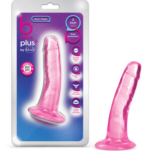 Blush B Yours Plus 5" Hard n' Happy Dildo - Pink