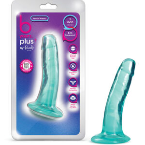 Blush B Yours Plus 5" Hard n' Happy Dildo - Teal