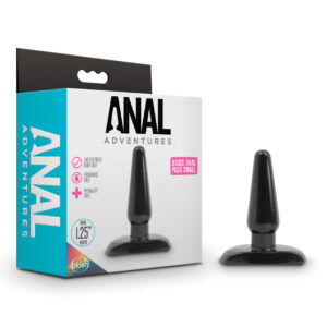 Blush Anal Adventures Basic Anal Plug - Small Black
