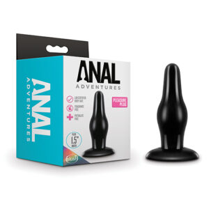 Blush Anal Adventures Pleasure Plug - Black
