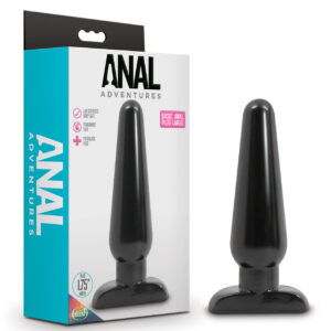 Blush Anal Adventures Basic Anal Plug - Large Black