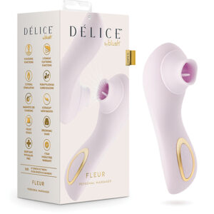 Blush Delice Fleur Suction Vibe - Barely Purple