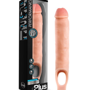 Blush Performance Plus 11.5" Silicone Cock Sheath Penis Extender - Flesh