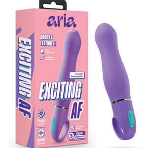Aria - Exciting AF 2.0 - Rechargeable Vibe - Indigo
