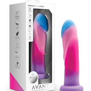 Blush Avant Borealis Dreams Silicone Dildo - Cotton Candy